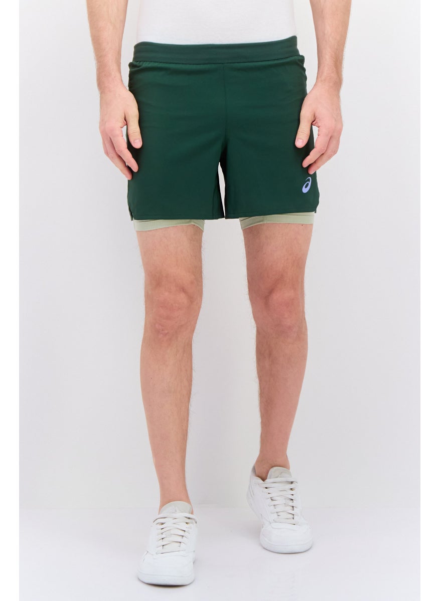 Men Sportswear Fit Brand Logo Running Shorts, Green - pzsku/Z1717D9C886DFD5A6537FZ/45/_/1737642980/c38fbbd4-0693-479e-80bf-78a401666bdb