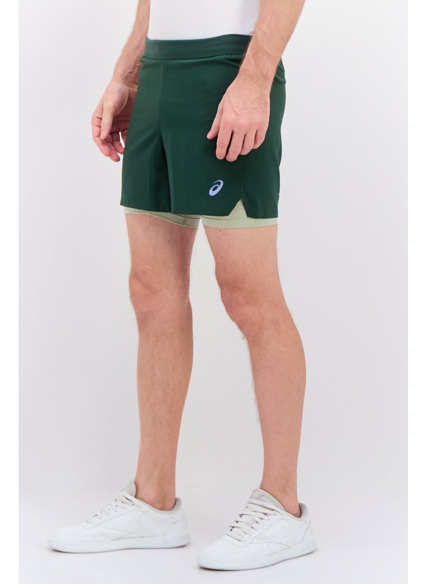 Men Sportswear Fit Brand Logo Running Shorts, Green - pzsku/Z1717D9C886DFD5A6537FZ/45/_/1737642992/ce2ea64c-80e5-4ff6-862b-54e8ca4516bc