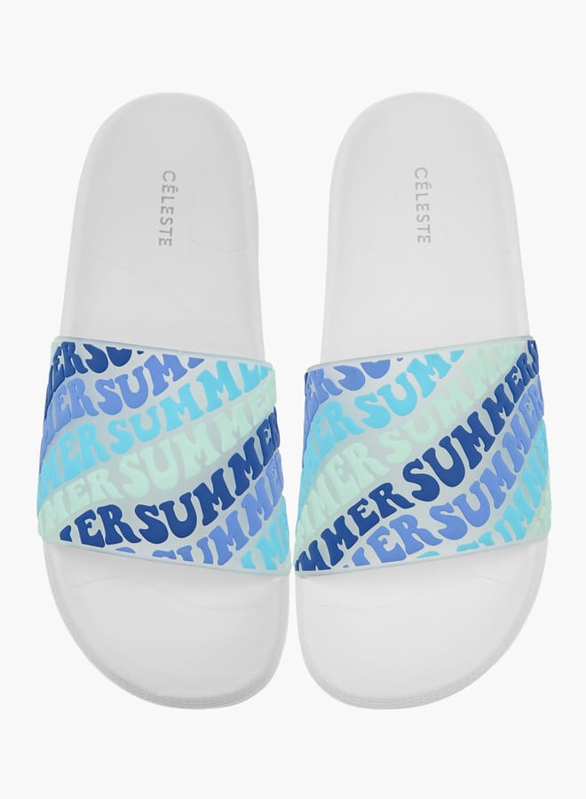 Celeste Women's Printed Slip-On Slides - Image 2