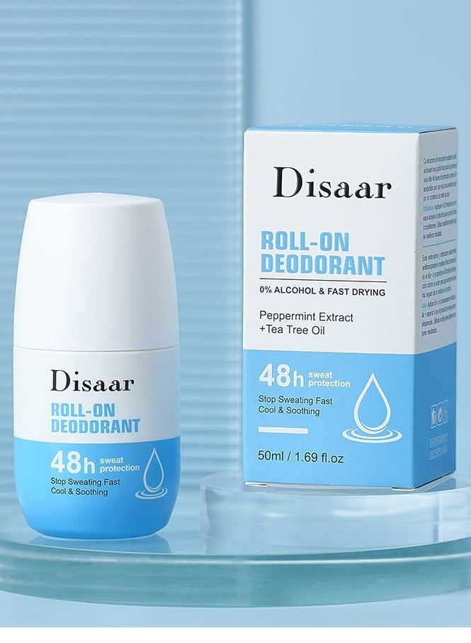 ديسار مزيل عرق رول أون بخلاصة النعناع وزيت شجرة الشاي 50 مل - Image 1