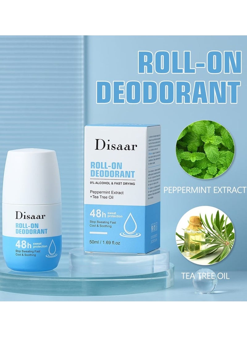 ديسار مزيل عرق رول أون بخلاصة النعناع وزيت شجرة الشاي 50 مل - Image 2