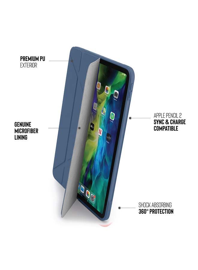 NIBEMINENT 5-In-1 Protective Case Cover For Apple iPad Pro 11-Inch (2020) Navy - Image 2