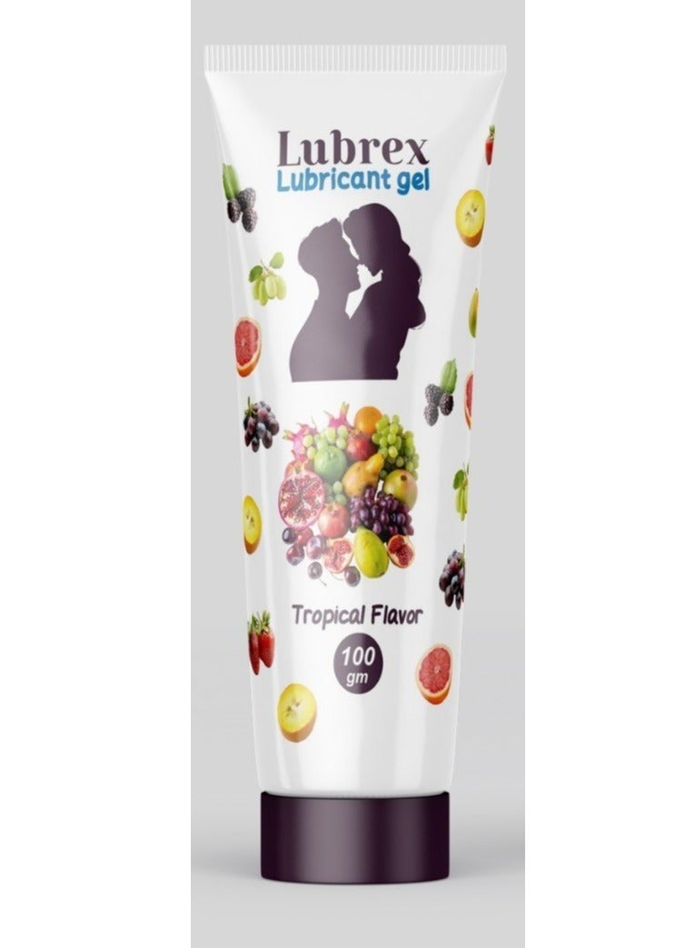 lubrex lubricant gel tropical fruit 100 GM & Lubrex lubricant gel Vanilla 100 GM Bundle - Image 2