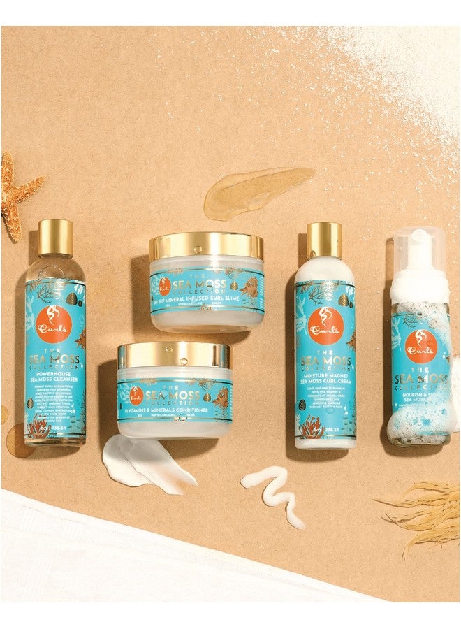 Curls شامبو Sea Moss Powerhouse لتنظيف الشعر وإزالة السموم بشكل طبيعي، يعزز صحة فروة الرأس ويمنع التلف والتراكم لجميع أنواع الشعر، 8 أونصات - Image 5