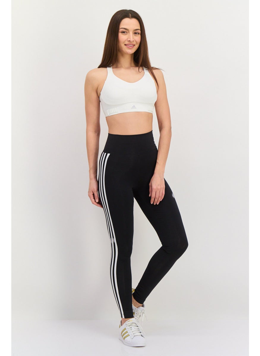 adidas Originals - Women Sportswear Fit Brand Logo Training Tights, Black - Image 1