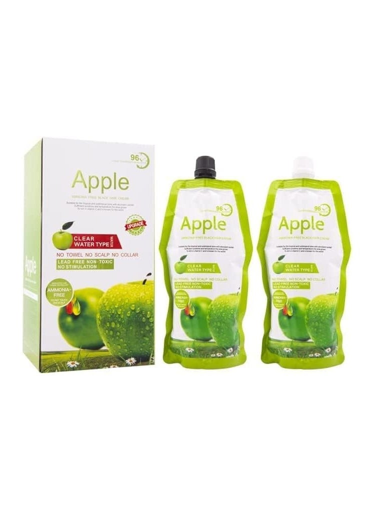 BLOOMING TIME Apple Ammoneia Free Black Hair cream - Image 5
