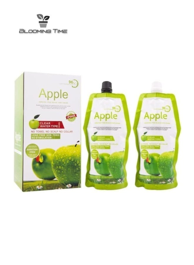 BLOOMING TIME Apple Ammoneia Free Black Hair cream - Image 1