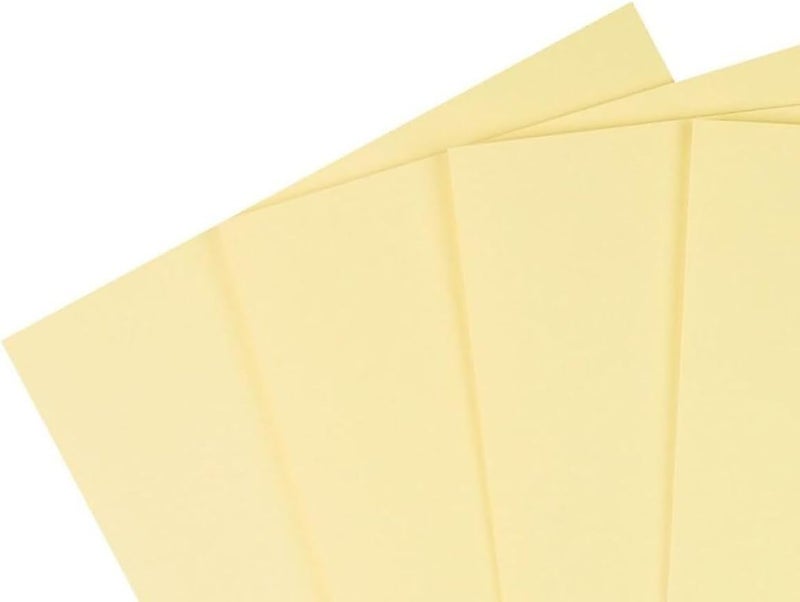 Staples Cover Stock Paper 67 lbs 8.5-Inch x 11-Inch Canary 250/Pack - Image 2