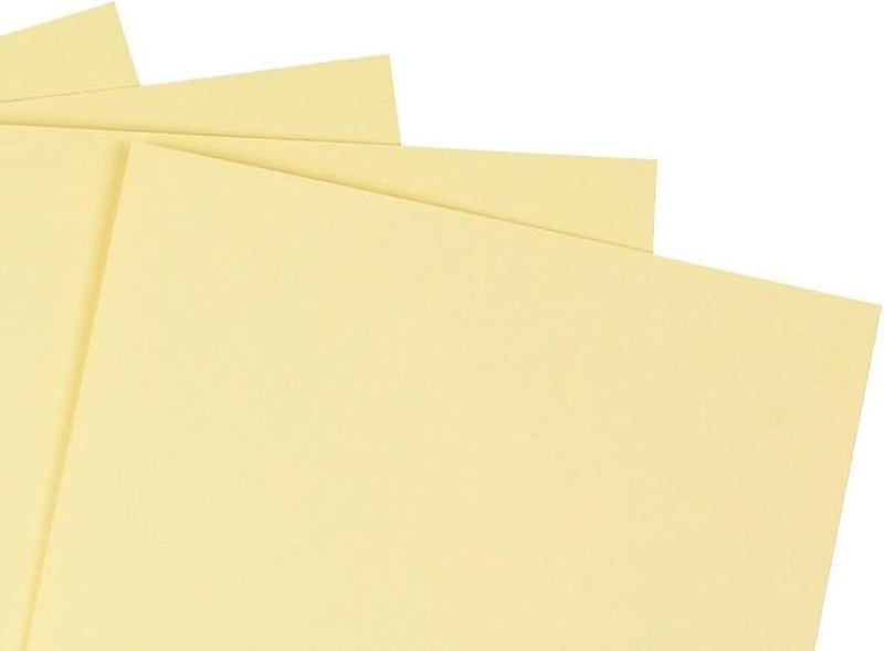 Staples Cover Stock Paper 67 lbs 8.5-Inch x 11-Inch Canary 250/Pack - Image 3