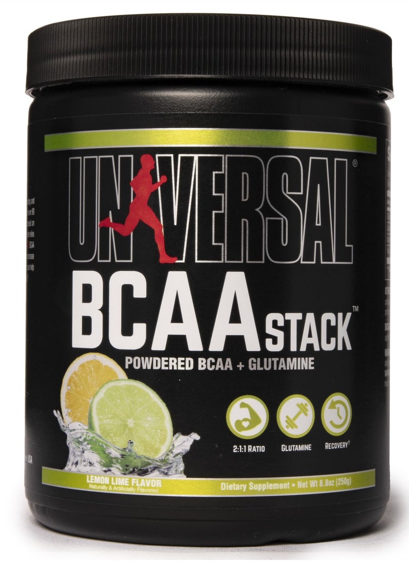 UNIVERSAL NUTRITION - Universal Nutrition BCAA Stack 250 Grams Lemon Lime - Image 1