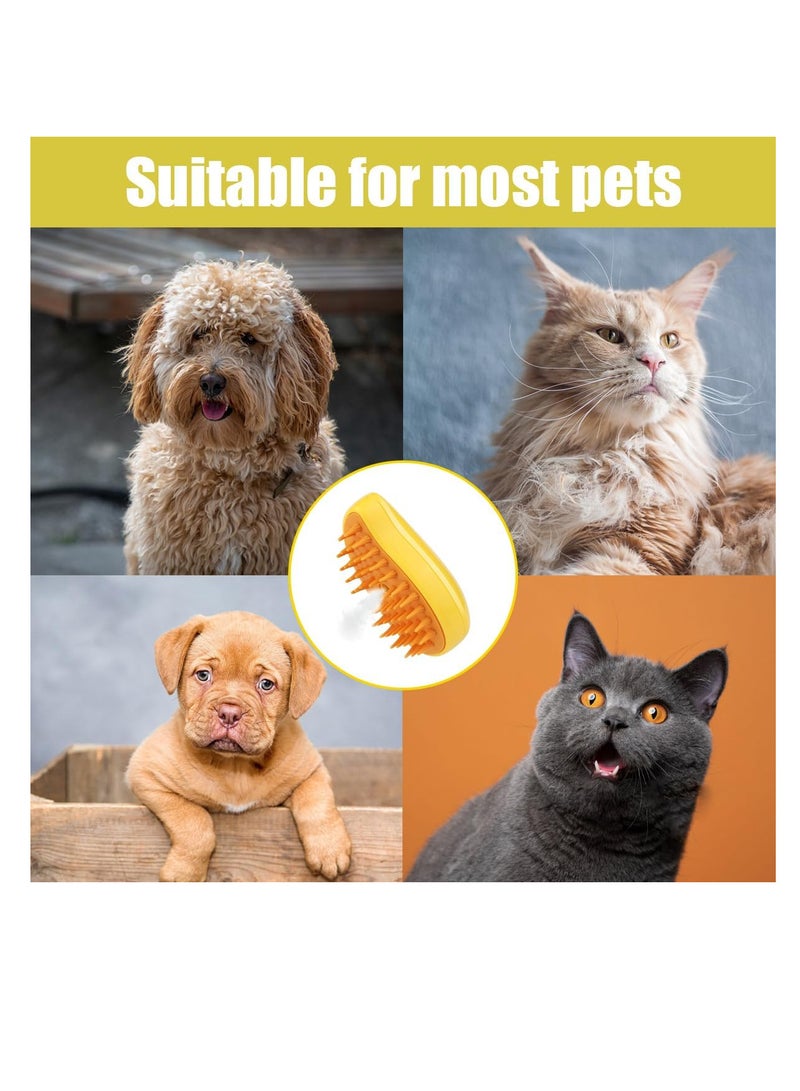 Steam Brush for Cats and Dogs, 3-in-1 Steam Brush for Cats, Cat Brush with Steam, Steam Brush for Dogs, Pet Grooming - Image 2