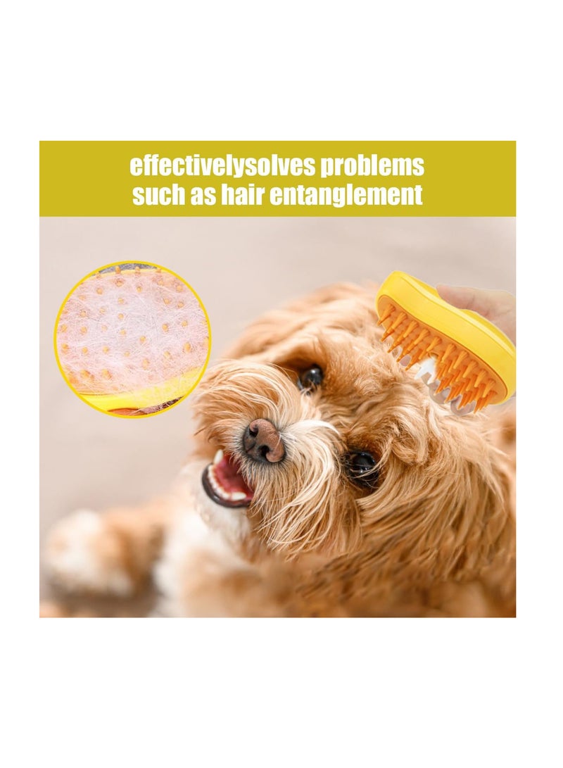 Steam Brush for Cats and Dogs, 3-in-1 Steam Brush for Cats, Cat Brush with Steam, Steam Brush for Dogs, Pet Grooming - Image 3