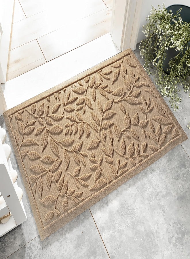 VivaNest Indoor Outdoor Doormat Absorbent Durable Heavy Duty Thick Natural Rubber Backing Easy Clean 17" x 30" Low Profile - Image 1