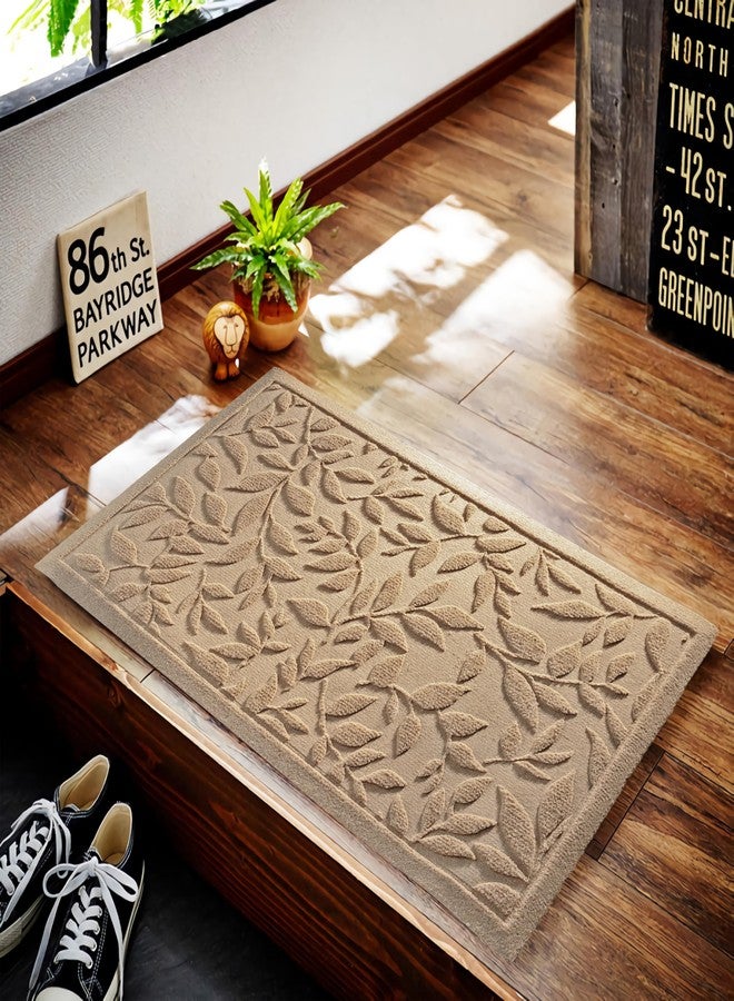VivaNest Indoor Outdoor Doormat Absorbent Durable Heavy Duty Thick Natural Rubber Backing Easy Clean 17" x 30" Low Profile - Image 3