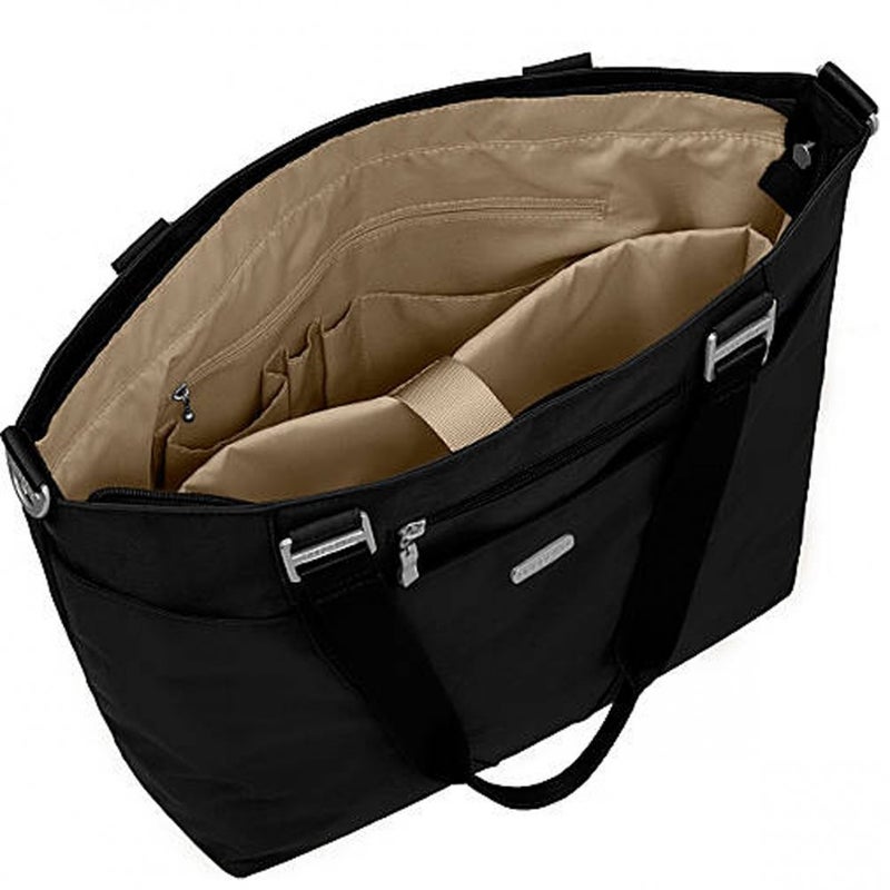 Baggallini unisex adult Travel Bag Avenue Tote, Black, One Size US - Image 4