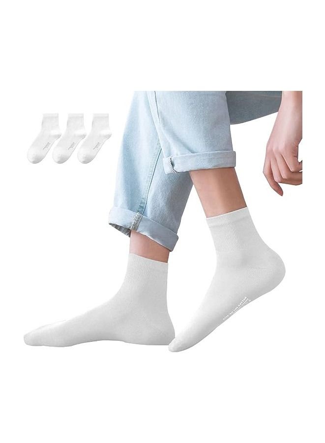 Men's Athletic Socks 100% Cotton Sports Comfort Cushion Sports Ankle Socks Comfort Fit Low-Top Sports Socks Breathable Sweat-Absorptive Women Odor-Resistant Socks  - Image 1