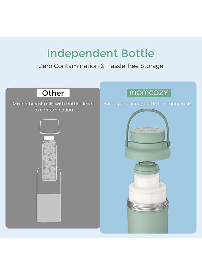 مام كوزي مبرد حليب الأم المحمول بسعة 22 أونصة للاستخدام في الهواء الطلق - Image 5