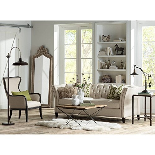 SARO LIFESTYLE Mongolian Lamb Fur Poly Filled Throw Pillow - Image 2