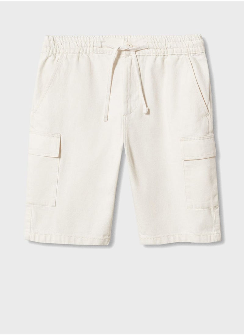 MANGO - Youth Essential Cargo Shorts - Image 1