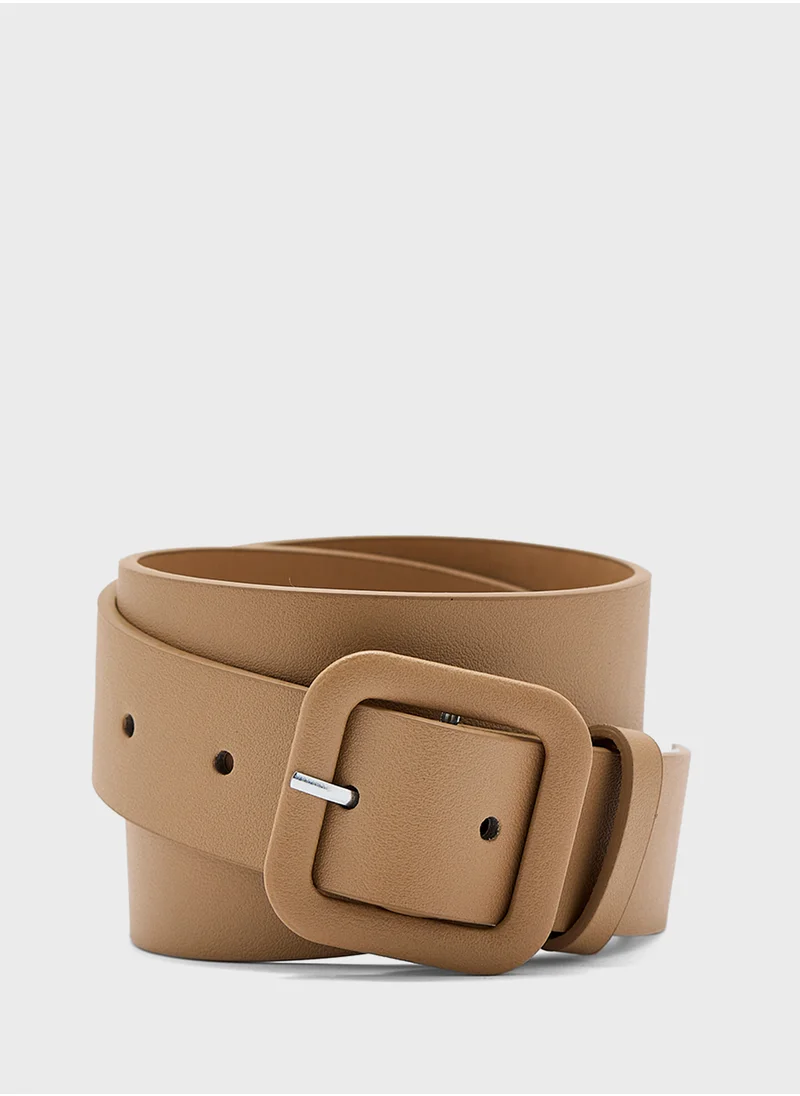 Ginger Square Buckle Belt