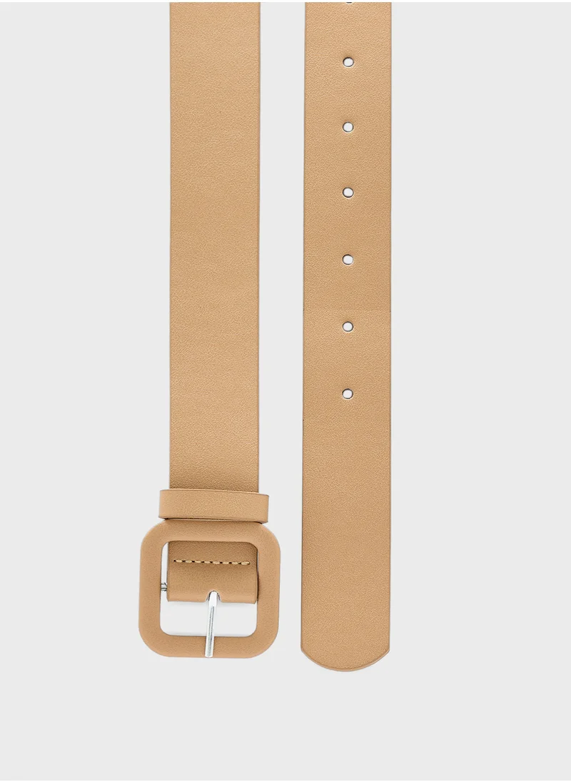 Ginger Square Buckle Belt