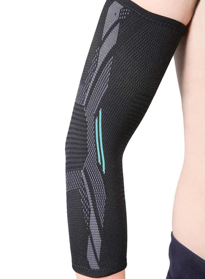 Prokick Powerflex Compression Elbow Support for Sports & GYM, Black/Blue - Large - Image 5