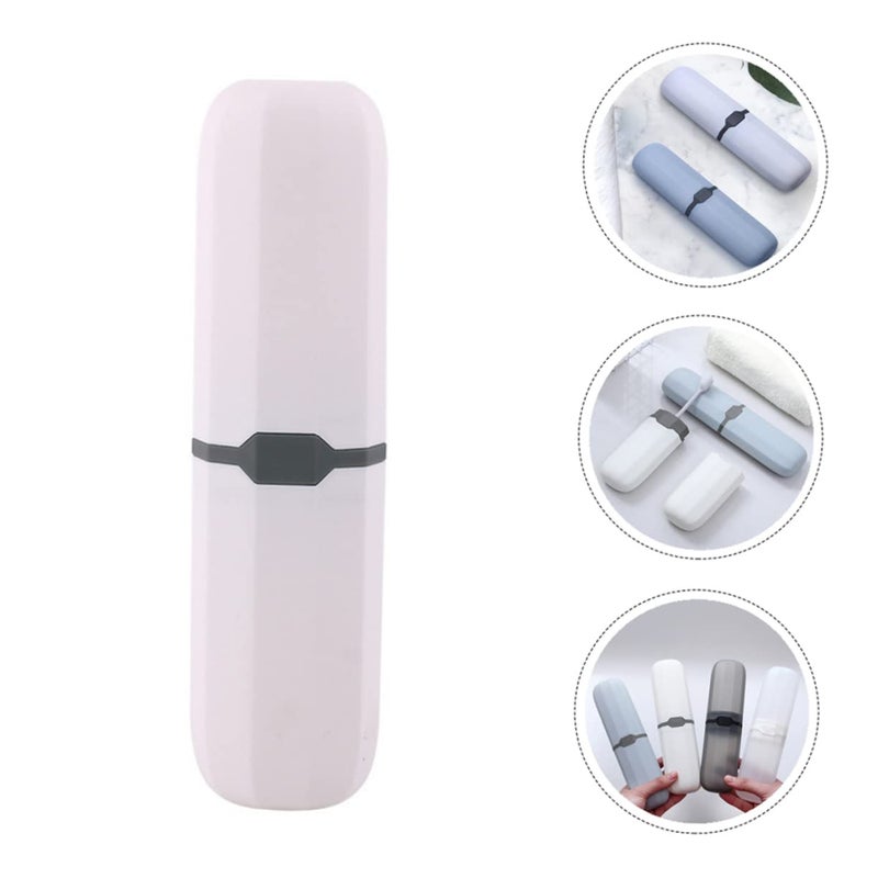 4Pcs Portable Travel Toothbrush Holder with Toothpaste Case Compact Storage Box for Outdoor Home Use - Image 4