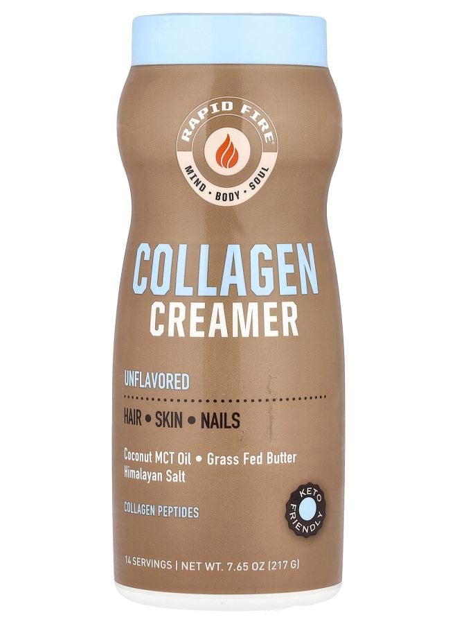 Rapidfire Collagen Creamer Unflavored 7.65 oz (217 g) - Image 1