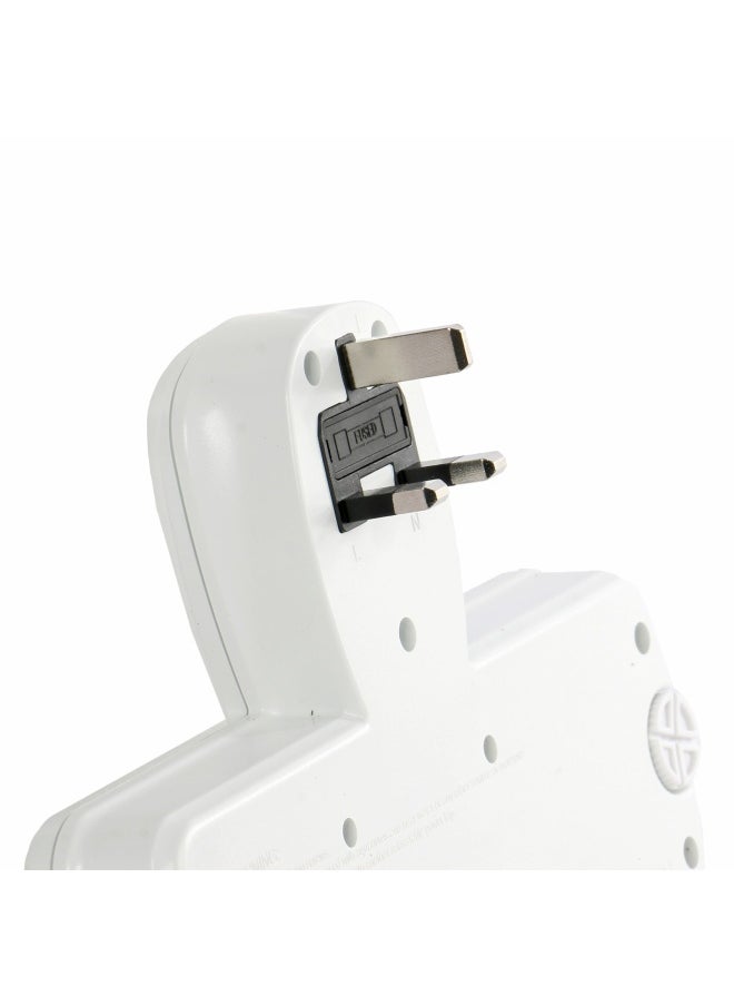 SUNTECH Universal Socket 3Way Direct Plug In Adaptor
 | Individual Switches |Indicator Lights| Child Safety Shutters |Fire-Resistant Materials | Bs Plug |3250W | Esma Certified St6103Bt  - Image 3