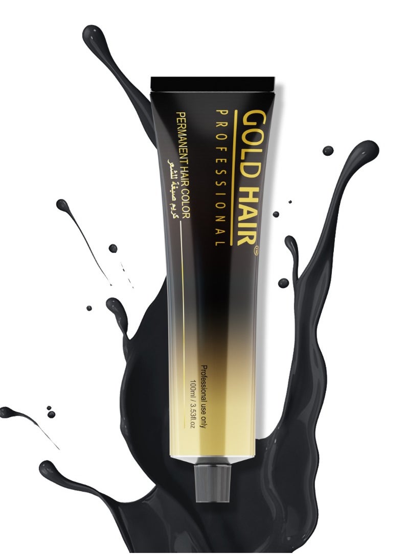GOLD HAIR Permanent Color 100ml Ash Blond 7.11 