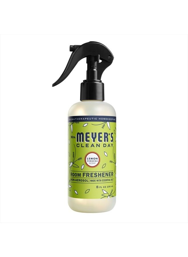Mrs. Meyer's Clean Day Mrs. Meyer's Room and Air Freshener Spray, Non-Aerosol Spray Bottle Infused with Essential Oils, Lemon Verbena, 8 fl. oz - Image 1