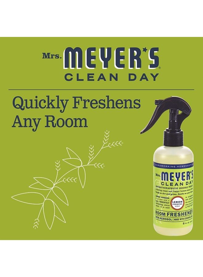Mrs. Meyer's Clean Day Mrs. Meyer's Room and Air Freshener Spray, Non-Aerosol Spray Bottle Infused with Essential Oils, Lemon Verbena, 8 fl. oz - Image 2