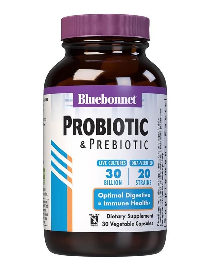 Blue Bonnet بي بي بروبيوتيك 30 مليار 20 سلالة 30 كبسولة نباتية - Image 1