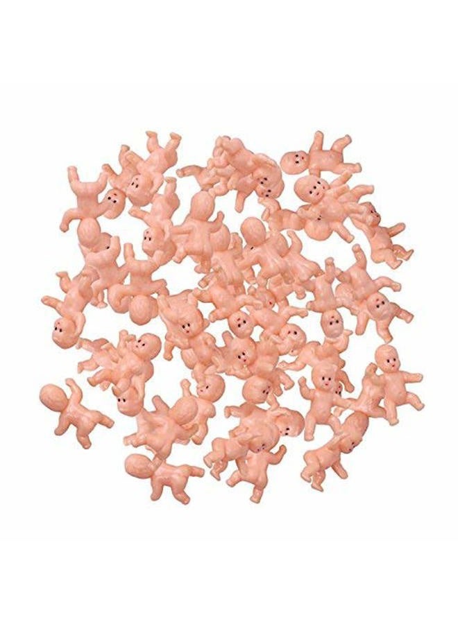 JUXINGDAZYF 1.2" King Cake Babies Mini Plastic Babies for Baby Shower Ice Cube Game Party Favor Decorations, 30Pcs(Latin) - Image 5