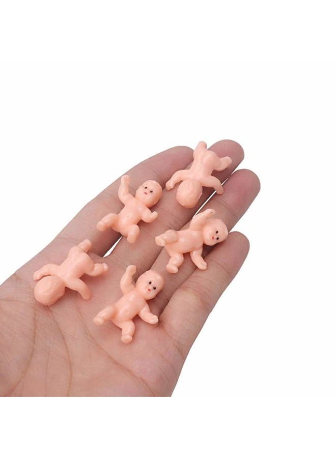 JUXINGDAZYF 1.2" King Cake Babies Mini Plastic Babies for Baby Shower Ice Cube Game Party Favor Decorations, 30Pcs(Latin) - Image 3