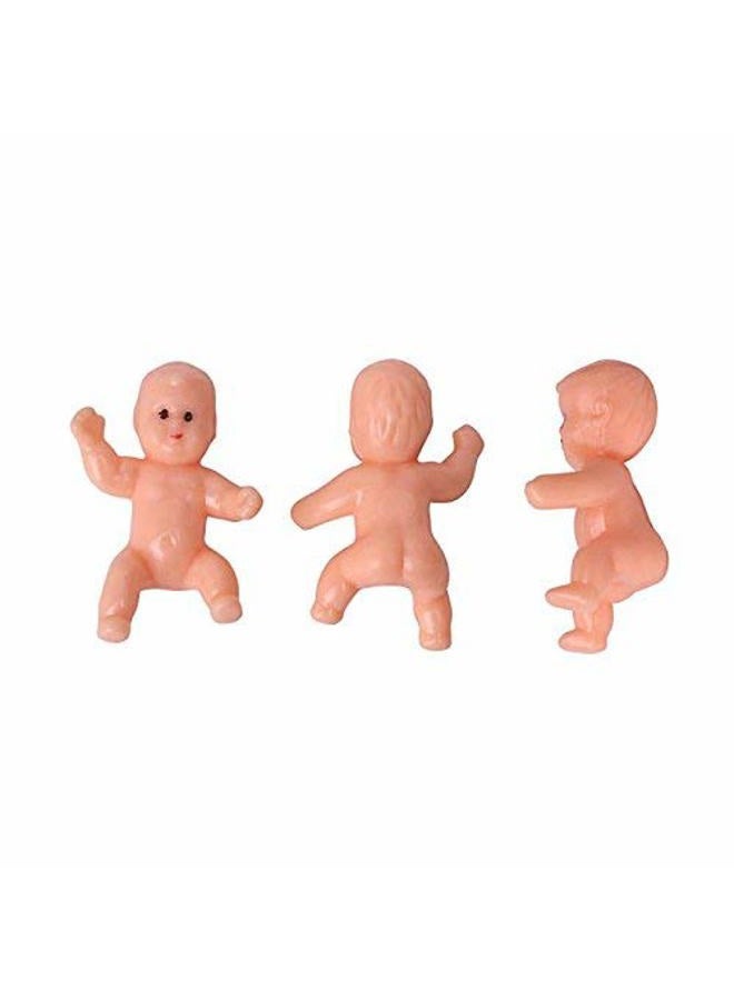 JUXINGDAZYF 1.2" King Cake Babies Mini Plastic Babies for Baby Shower Ice Cube Game Party Favor Decorations, 30Pcs(Latin) - Image 4
