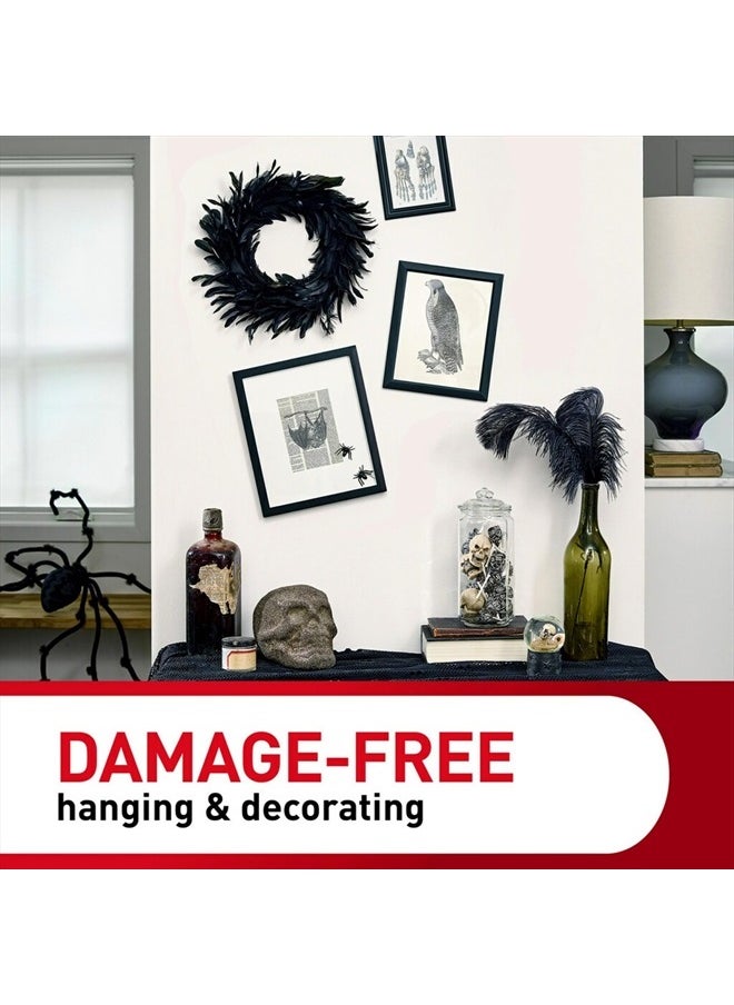 Command 17206BLK Heavy Duty, Holds 16 lbs Picture Hanging Strips, 4 Pairs, Black, 4 Count  - Image 3