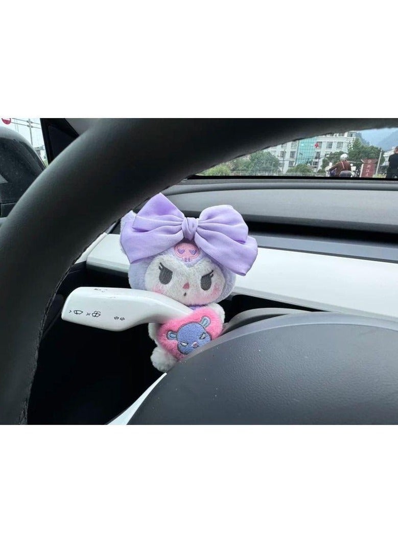 general Cute kulomi car pocket pocket decoration doll personality car turn signal wiper ornament creative gift - Image 1