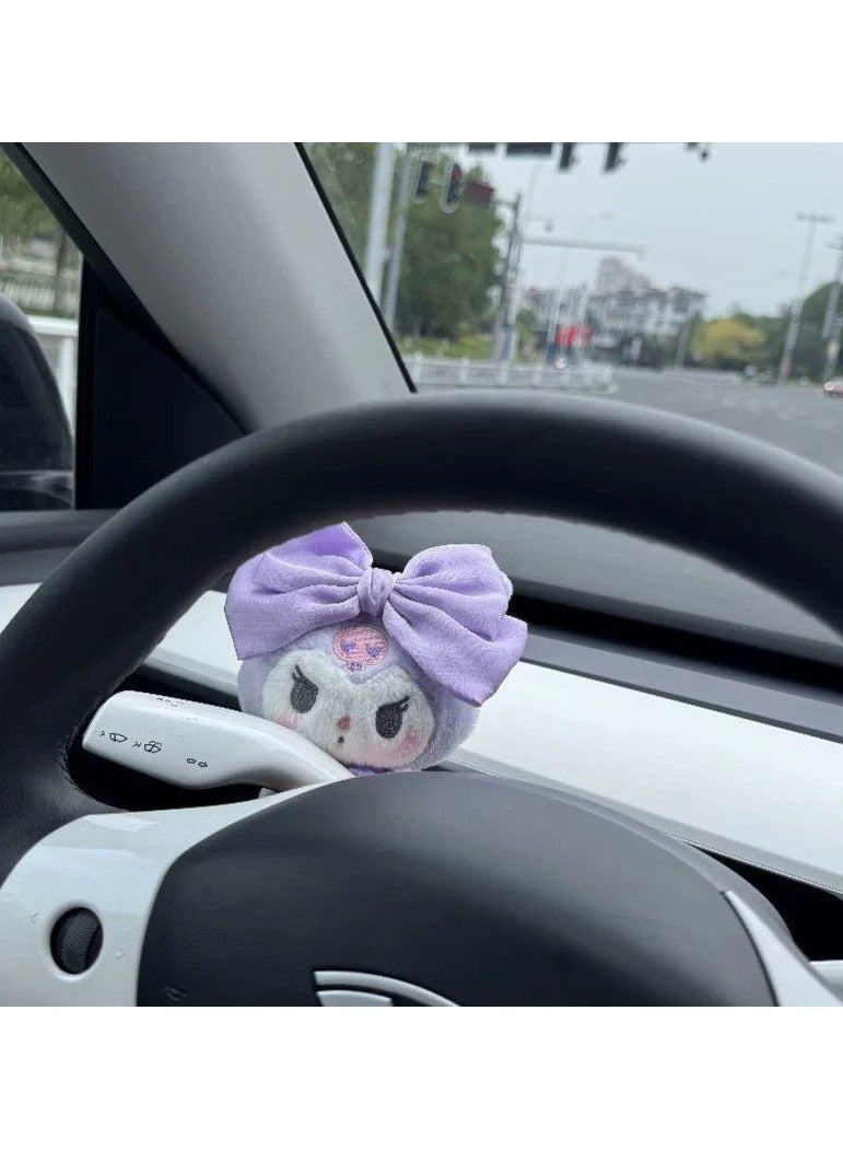 general Cute kulomi car pocket pocket decoration doll personality car turn signal wiper ornament creative gift - Image 2