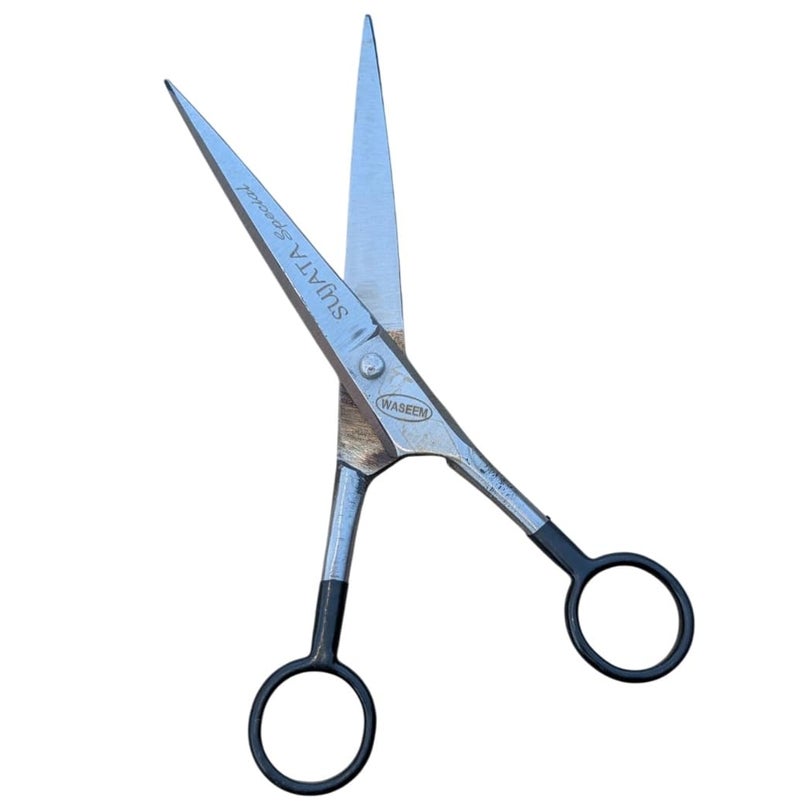 Generic Barber Scissors Professional Salon Barber Hair Cutting Hairdressing Tool Scissors Beard Trimming 6 Inch Made Up Of Funner Steel FREE RAZOR AND COMB  - Image 3