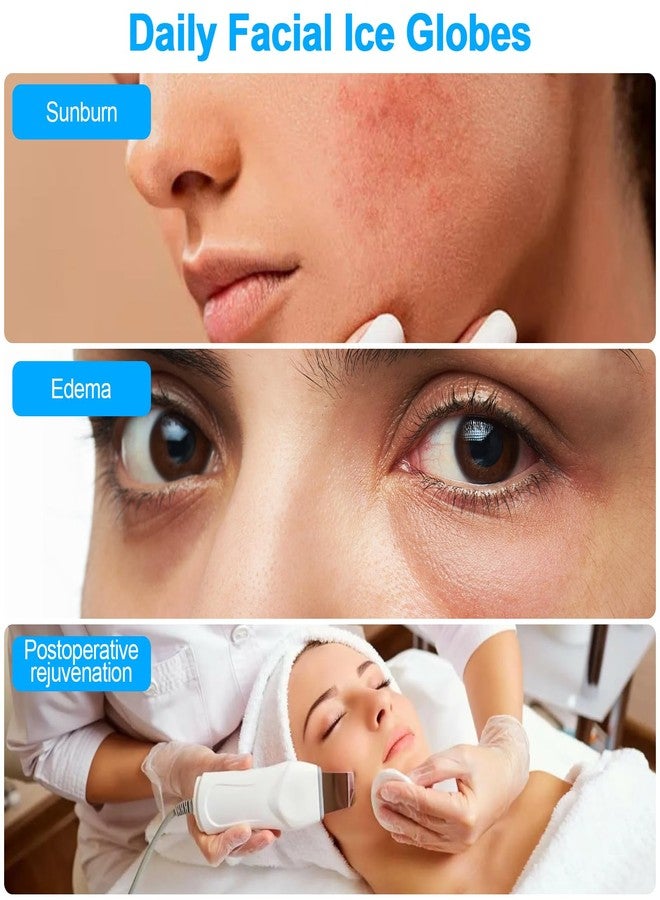 CGBE 360 Rotating Ice Globes For Face, Food-Grade Stainless Steel Facial Globes For Cryo Therapy, Smaller Ice Globes For Facials Reduce Wrinkles & Swelling - Black - Image 5