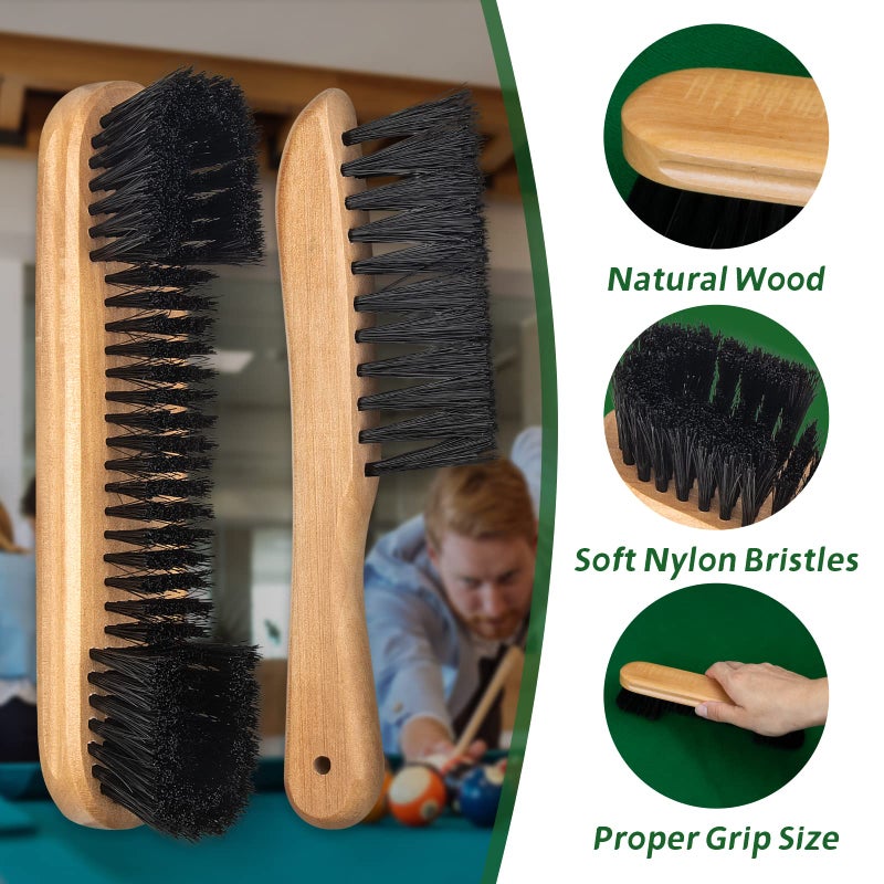 Adhafera Pool Table Brush For Felt  Billiard Brush Set With Soft Nylon Bristles  Durable Pool Table Accessories For Game Rooms  Home & Bar - Image 3