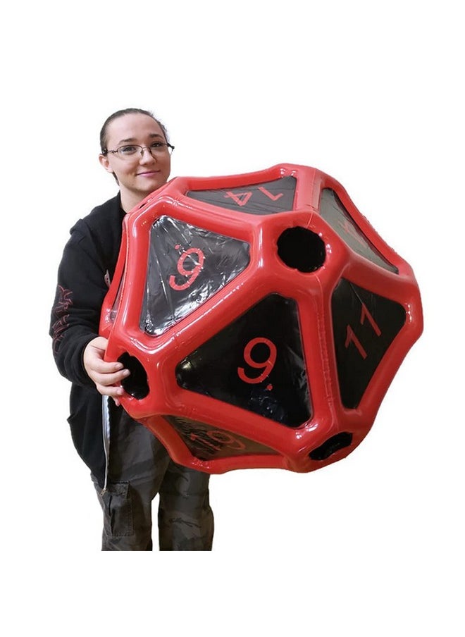 Black Bazaar - Large D20 Dice Inflatable Extra Large Giant Gaming Dnd Tabletop Rpg Roleplaying Dungeons And Dragons - Image 1
