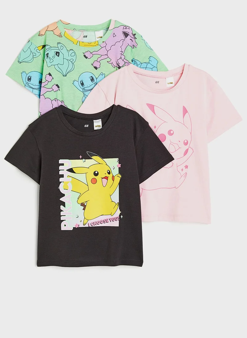 اتش اند ام Kids 3 Pack Assorted T-Shirt