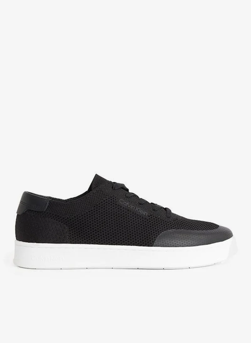CALVIN KLEIN LOW LACE UP KNIT TRAINERS