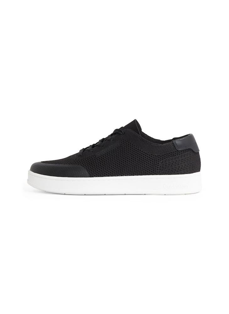 CALVIN KLEIN LOW LACE UP KNIT TRAINERS - Image 2