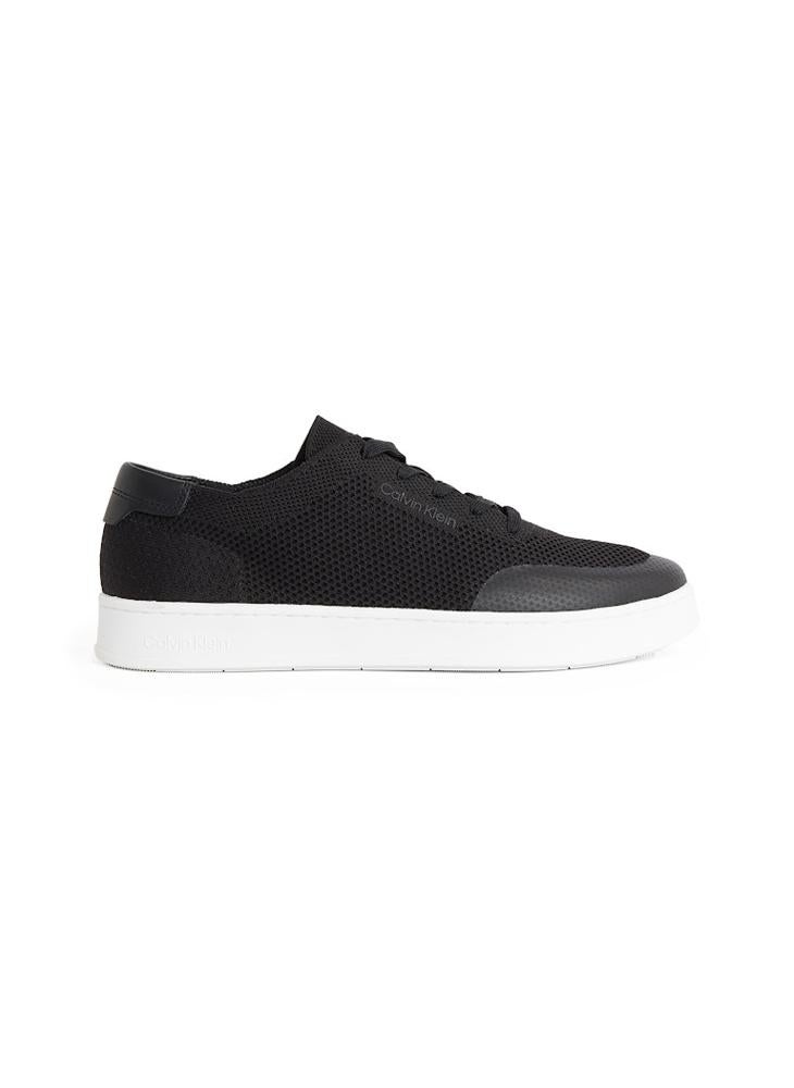 CALVIN KLEIN LOW LACE UP KNIT TRAINERS - Image 1