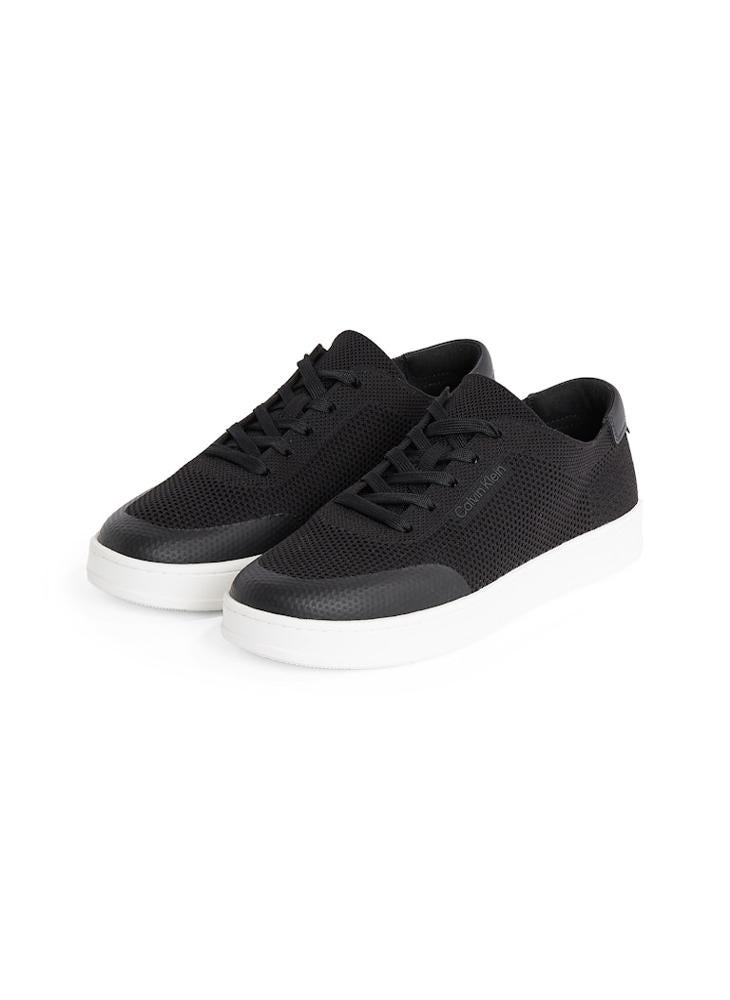 CALVIN KLEIN LOW LACE UP KNIT TRAINERS - Image 3