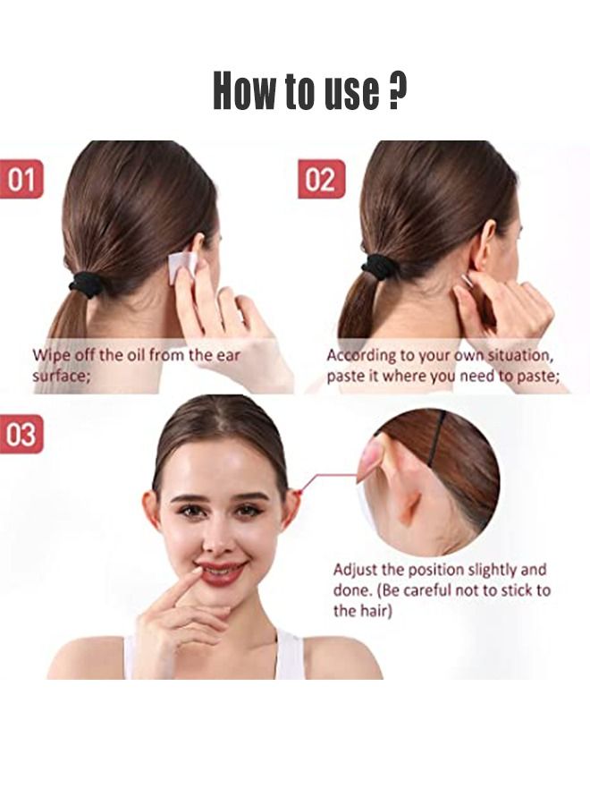 Generic 24 Pcs Invisible Silicone Support Ear Sticker For Women  - Image 3