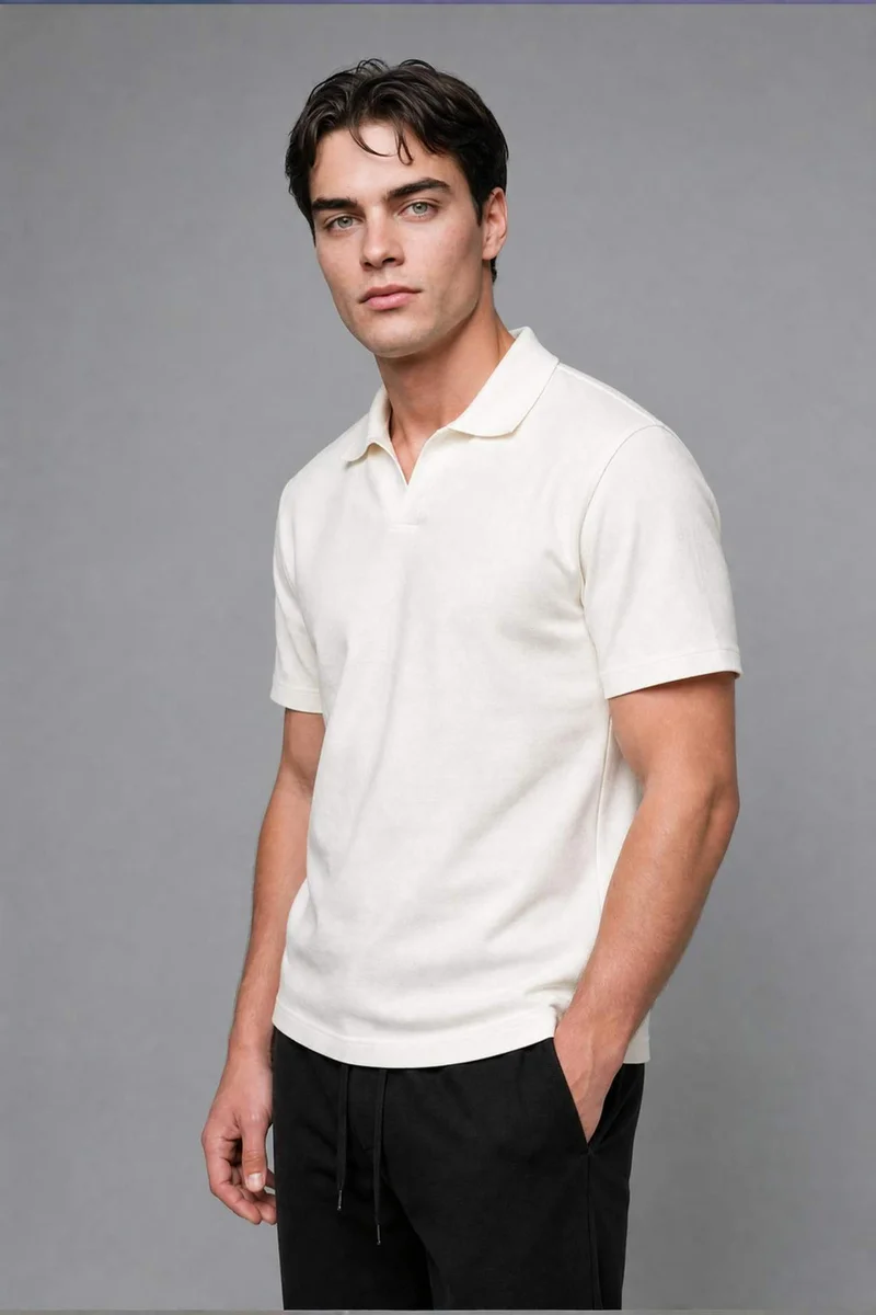 Regular Fit 100% Cotton Polo T-Shirt